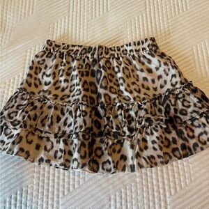 Generation Love Animal Print Mini Skirt